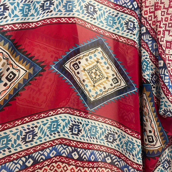 Tribal Native Bohemian Shrug Kimono Wrap - Picture 10 of 10